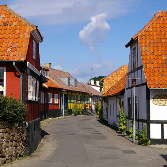 Bindingsværkhuse i Allinge-Sandvig